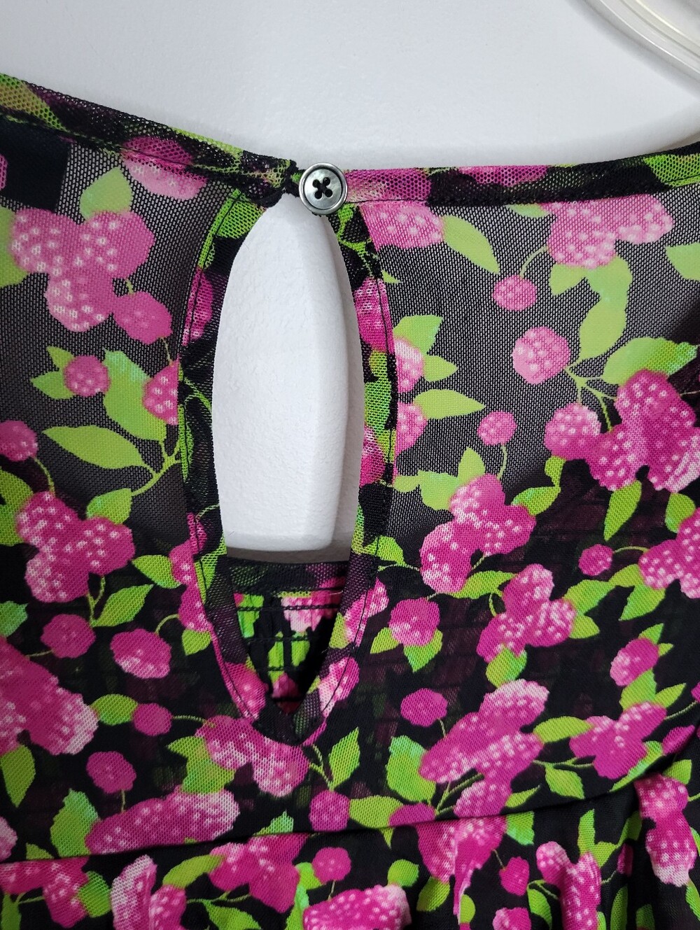 ModCloth Jam Packed on the Prairie Dress Size 2X Raspberry Ruffle - Picture 7 of 13